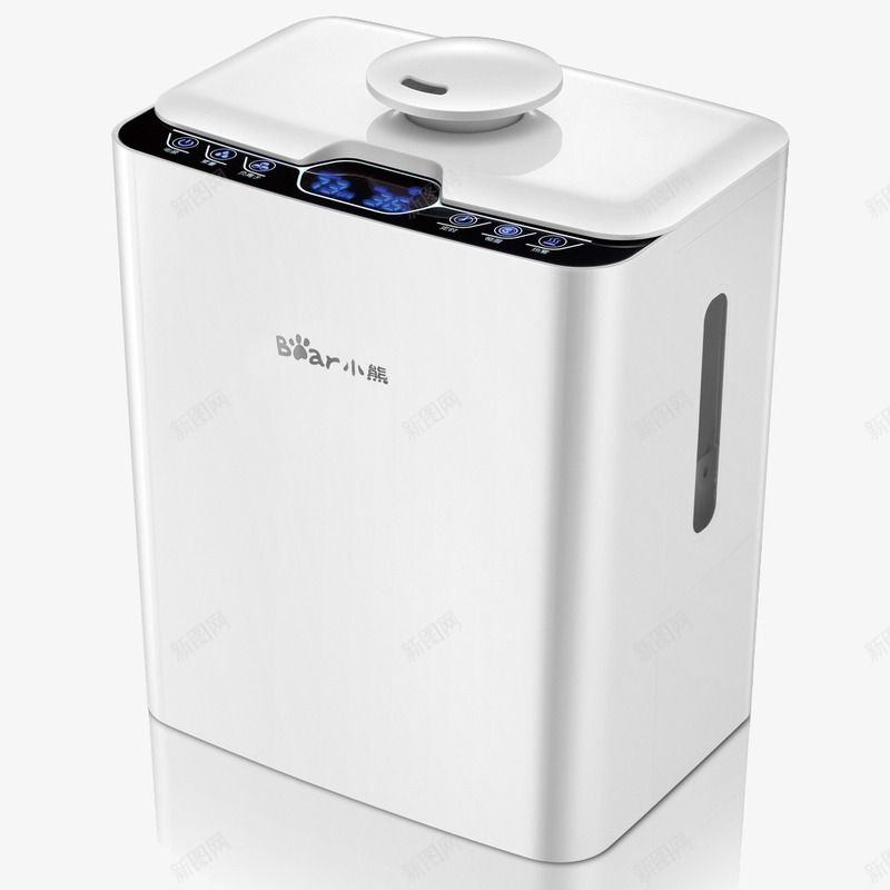 空气加湿器静音智能png免抠素材_新图网 https://ixintu.com 产品实物 净化增湿器 办公室 加湿器 卧室 家用 智能 空调加湿器 静音