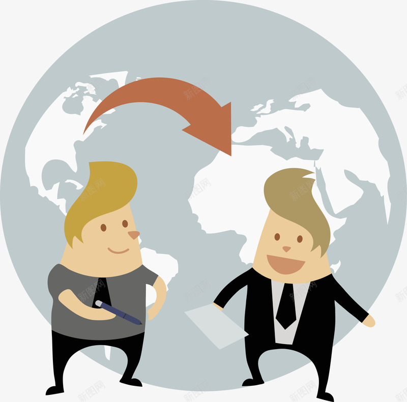 市场销售介绍图矢量图ai免抠素材_新图网 https://ixintu.com 分类标签 数据图表 流程图 矢量图