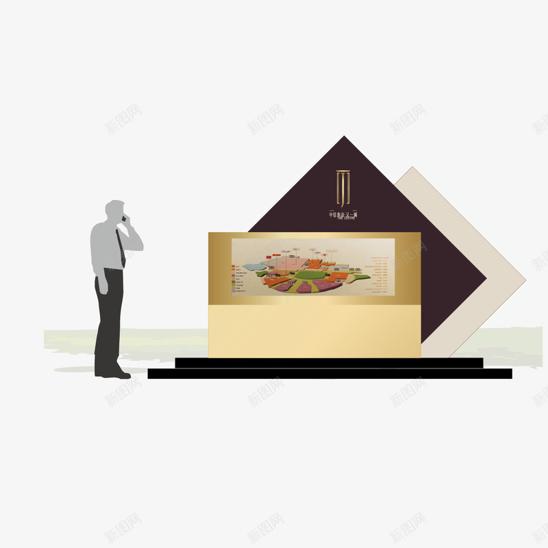 楼层布局指示图png免抠素材_新图网 https://ixintu.com 布局 指示图 指示牌 标志物 楼层图 男士