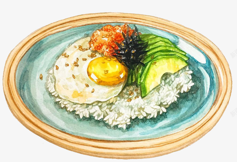 手絵商業午餐png免抠素材_新图网 https://ixintu.com 午餐卡通 卡通 手絵 甜品 食物