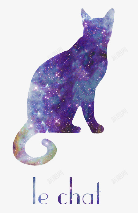 猫咪背影psd免抠素材_新图网 https://ixintu.com 猫咪 背影 蓝色