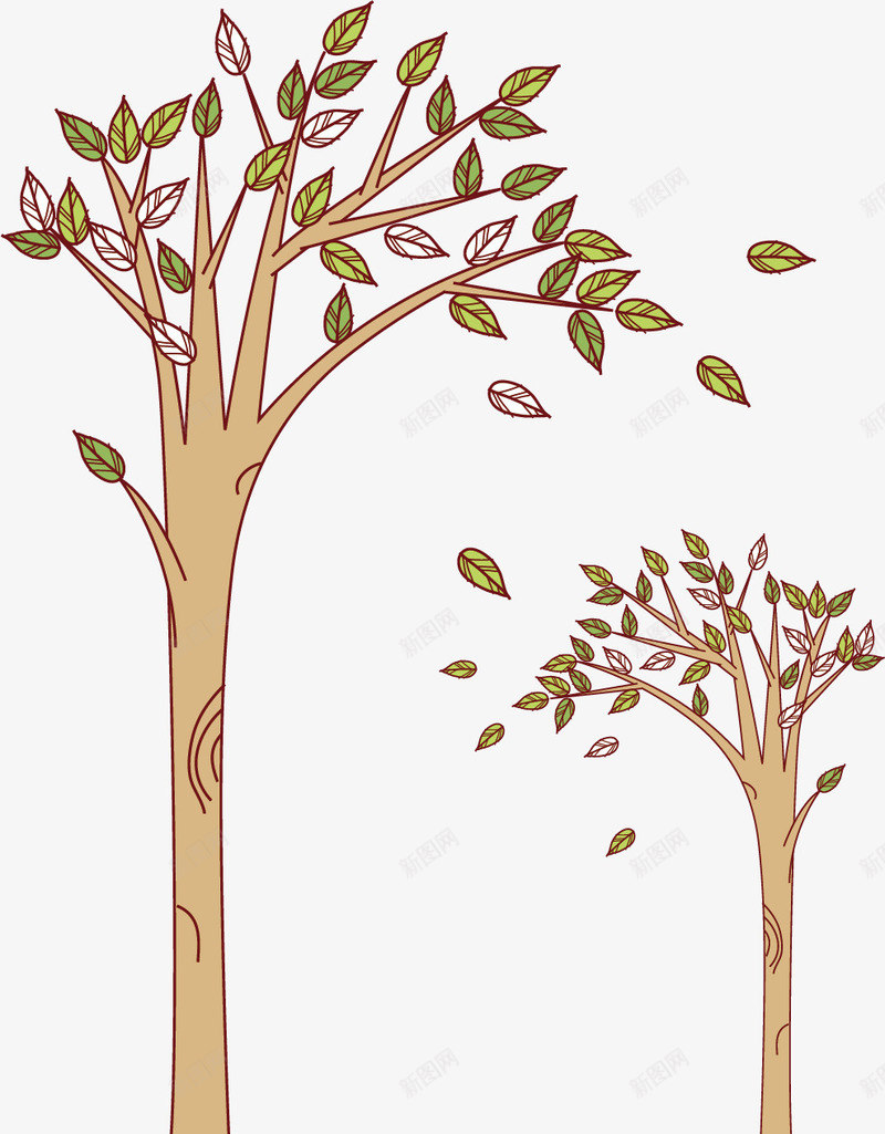 树木树叶春季背景png免抠素材_新图网 https://ixintu.com 春季 春季树木 树叶素材