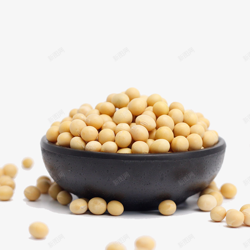 小黄豆摄影png免抠素材_新图网 https://ixintu.com 五谷杂粮 产品实物 小黄豆 小黄豆摄影 干货 白芸豆 营养食材 豆类 黄色豆子 黄豆 黑色碗