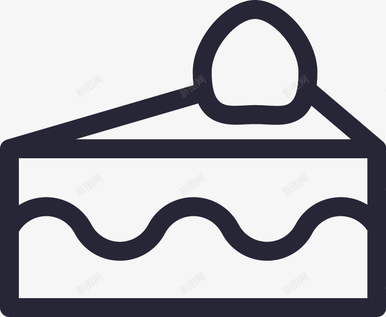 蛋糕西点图标png_新图网 https://ixintu.com 蛋糕西点