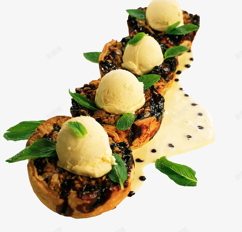 精致的香草冰淇淋png免抠素材_新图网 https://ixintu.com 冰淇淋 甜食 素材 食物 香草冰淇淋