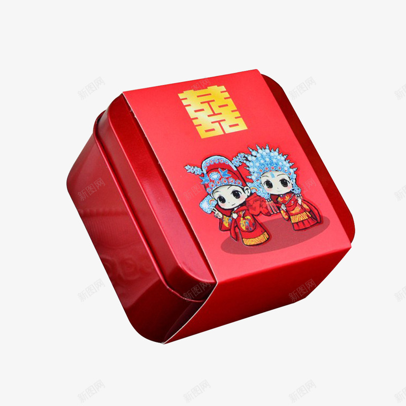 红色喜糖包装和png免抠素材_新图网 https://ixintu.com 喜糖 婚庆喜糖 婚庆道具 礼盒 糖盒 糖盒设计 食品设计
