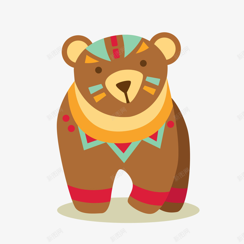 卡通熊矢量图ai免抠素材_新图网 https://ixintu.com 动物 动物插画 卡通 卡通动物 可爱动物 小动物 熊 矢量图