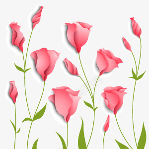 手绘淡雅粉色花朵png免抠素材_新图网 https://ixintu.com 手绘 淡雅 粉色 花朵