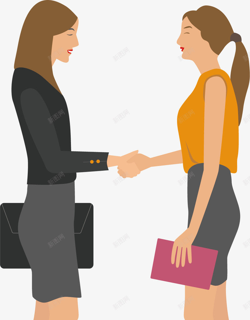 美女元素矢量图ai免抠素材_新图网 https://ixintu.com png 元素 卡通 客户 拜访客户 美女 矢量图