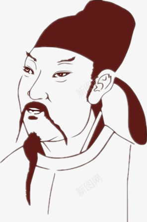 诗仙李白头像png免抠素材_新图网 https://ixintu.com png 手绘 李白 诗仙 诗仙李白