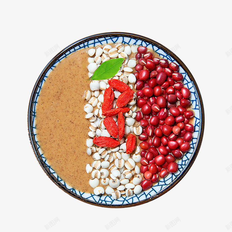 红豆薏仁png免抠素材_新图网 https://ixintu.com 祛湿 红豆 红豆薏米粉 美颜 薏仁 补血