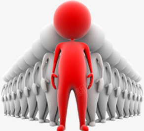 3D小人排队png免抠素材_新图网 https://ixintu.com 3D小人 上司 排队 领先 领导