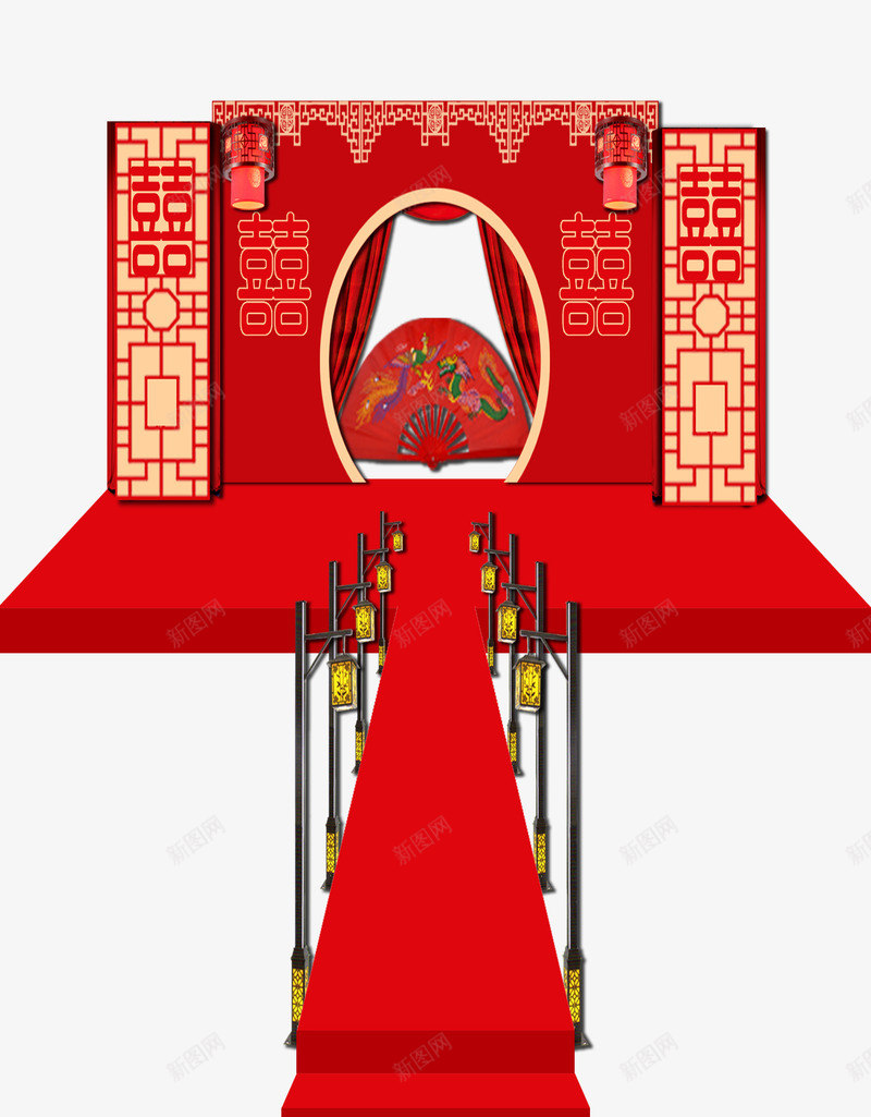 汉唐复古婚礼场景psd免抠素材_新图网 https://ixintu.com 复古婚礼 婚礼场景 汉唐婚礼 精致 美观 装饰婚礼