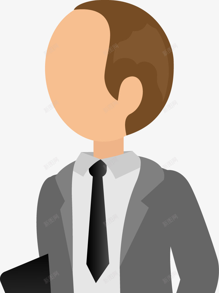 职场销售成年人人物png免抠素材_新图网 https://ixintu.com 员工 成年人 新员工 男士 白领 职员