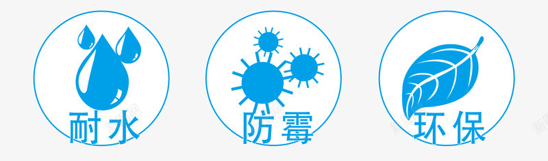 防水防潮标志图标png_新图网 https://ixintu.com 卡通图案 注意事项 防潮标志