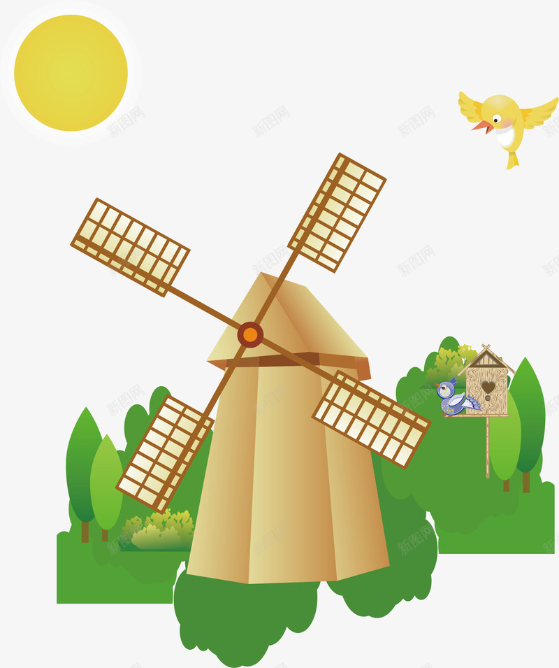 风车草地卡通韩式田园png免抠素材_新图网 https://ixintu.com 卡通草地 卡通韩式田园 卡通风车 田园 田园卡通 田园风车 矢量韩式田园 草地 草地卡通 草地风车 韩式田园 韩式田园元素 风车
