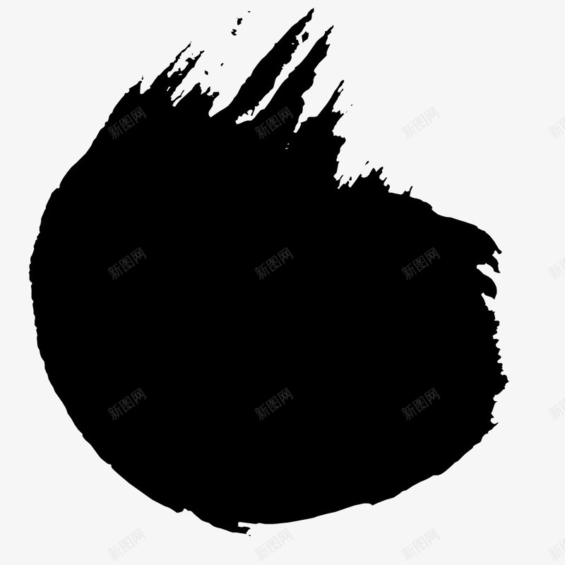 点水墨壁画png免抠素材_新图网 https://ixintu.com 圆形水墨笔画 水墨笔画 水墨笔画点 点笔画