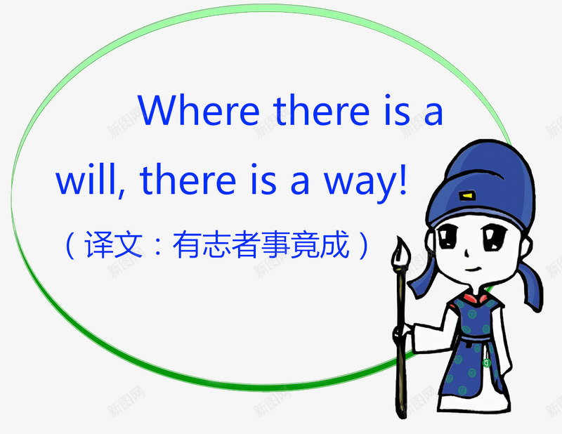 有志者事竟成励志图png免抠素材_新图网 https://ixintu.com 励志图 励志话 名人名言 教室模板 有志者事竟成