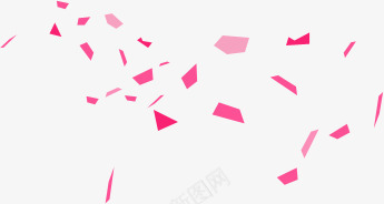 分散不规则的粉色图形png免抠素材_新图网 https://ixintu.com 不规则 分散 图形 粉色