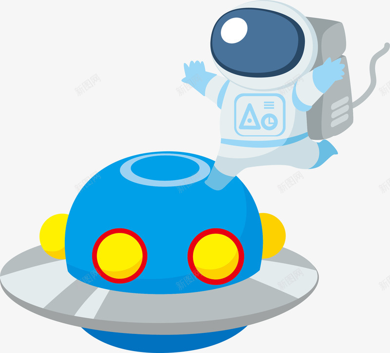 宇航员火箭png免抠素材_新图网 https://ixintu.com 加速小火箭 发射小火箭 宇航员 小火箭 小火箭云 扁平小火箭 飞行