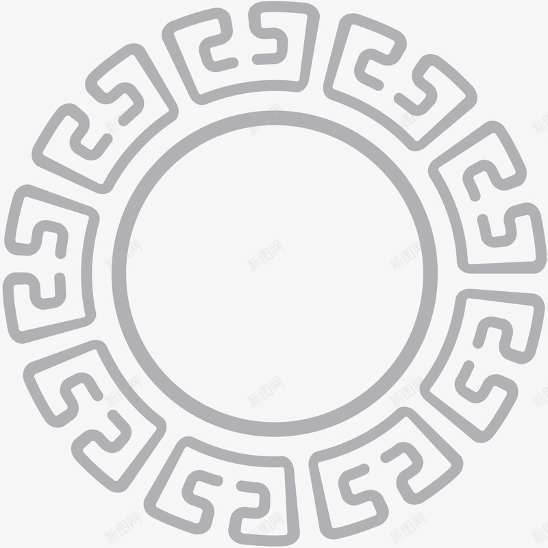 中国风装饰花纹矢量图ai免抠素材_新图网 https://ixintu.com 中国风 圆环花纹 矢量圆环 花纹 装饰图案 矢量图