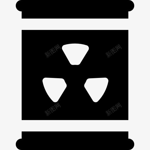 核残留图标png_新图网 https://ixintu.com 保持 危险 放射性 桶 污染