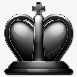 黑王二维图标png_新图网 https://ixintu.com black king vip 王 贵宾 黑色的