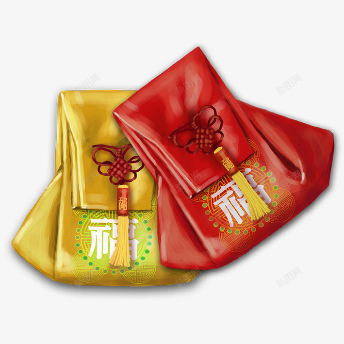 福袋png免抠素材_新图网 https://ixintu.com 福包 福袋