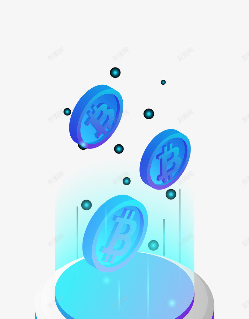 25D立体比特币插画图标矢量图ai_新图网 https://ixintu.com 25D科技比特币插画 比特币 科技 立体 金融图标 金融比特币 矢量图