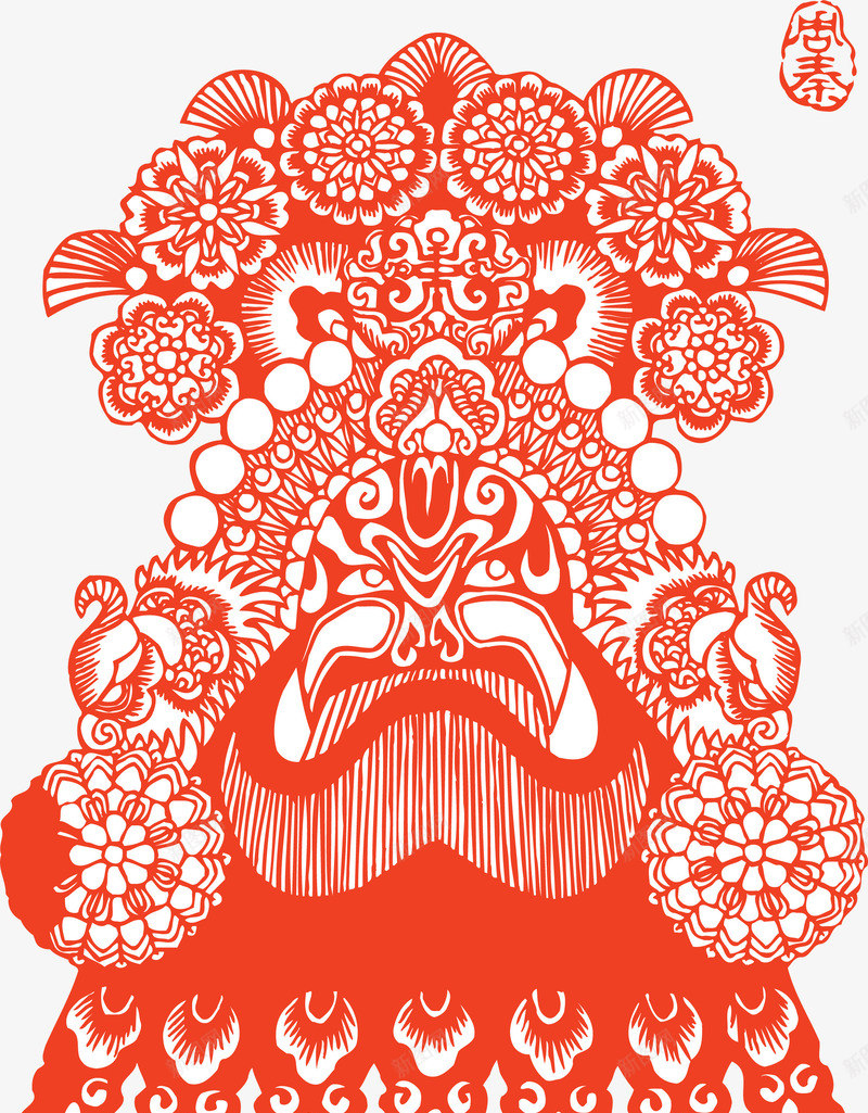 传统剪纸三国演义png免抠素材_新图网 https://ixintu.com 三国 三国演义 中华 中国 京剧 传统剪纸 四大名著 红色剪纸