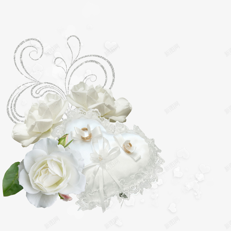 婚庆花边png免抠素材_新图网 https://ixintu.com wedding 婚礼 纯洁 结婚 花边 花边装饰