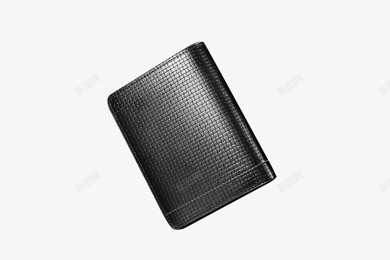 皮质黑色钱包png免抠素材_新图网 https://ixintu.com 产品实物 头层牛皮光面钱包 男士黑色钱包 进口优质皮夹 金利来皮具
