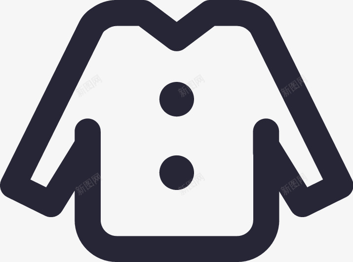 手绘卡通外衣png免抠素材_新图网 https://ixintu.com 儿童上衣简笔画 可爱手绘上衣 外衣 手绘 符号 衣服简笔画 设计元素 黑色手绘