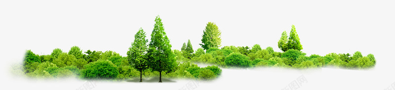 远景树草群png免抠素材_新图网 https://ixintu.com 实景树木 树木 植物素材 绿色景观群 远景树草群
