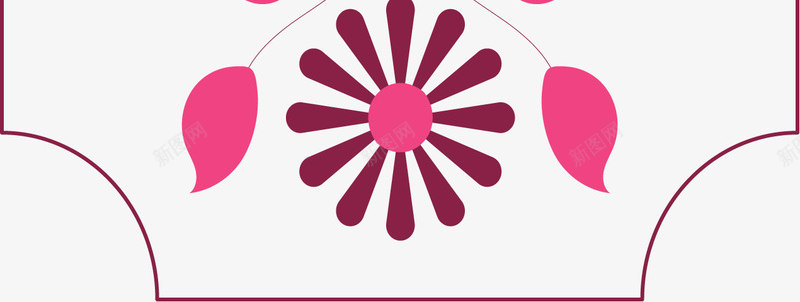 粉红花纹妇女节标签矢量图ai免抠素材_新图网 https://ixintu.com 三八节 国际妇女节 妇女节 妇女节标签 矢量png 粉红色 矢量图