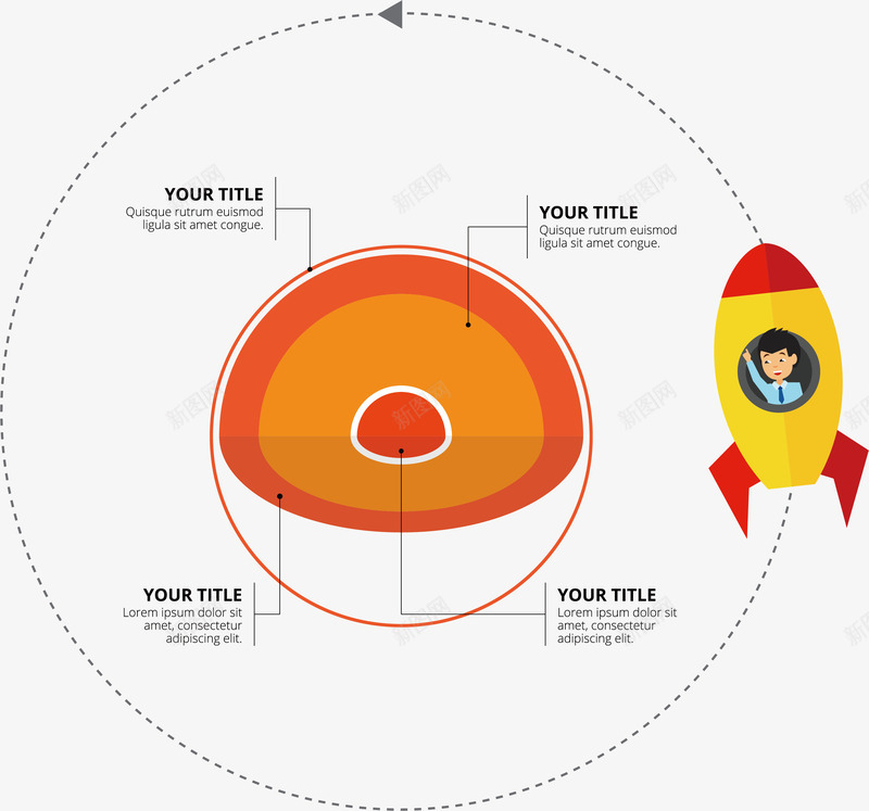 火箭轨道总结报告矢量图ai免抠素材_新图网 https://ixintu.com 年终总结 年终报告 总结报告 流程图 火箭 矢量png 矢量图
