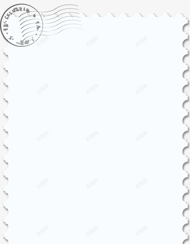 邮戳邮票边框纹理psd免抠素材_新图网 https://ixintu.com 免抠PNG 边框纹理 邮戳 邮票
