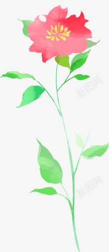 粉色可爱花朵植物淡雅png免抠素材_新图网 https://ixintu.com 可爱 植物 淡雅 粉色 花朵
