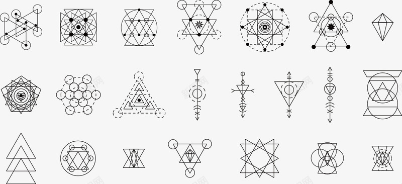 黑色的精致纹身刺青图案矢量图图标ai_新图网 https://ixintu.com 刺青 刺青logo 图标 图案 精致 纹身 黑色 矢量图