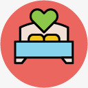 结婚婚庆剪影图标png_新图网 https://ixintu.com 婚庆卡通 婚庆素材 婚礼图标 手绘图片 手绘结婚 结婚剪影