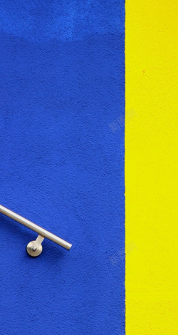 蓝黄色壁纸墙壁纹理素材