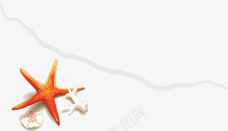 沙滩海星背景夏天png免抠素材_新图网 https://ixintu.com 夏天 沙滩 海星 背景