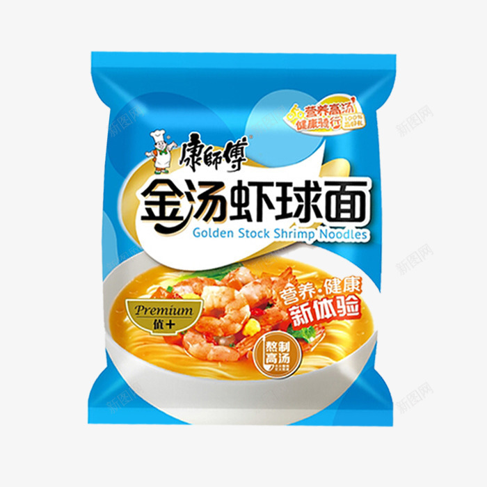 康师傅海鲜方便面png免抠素材_新图网 https://ixintu.com 产品实物 康师傅方便面 浓汤面 海鲜方便面 虾仁面 虾球面