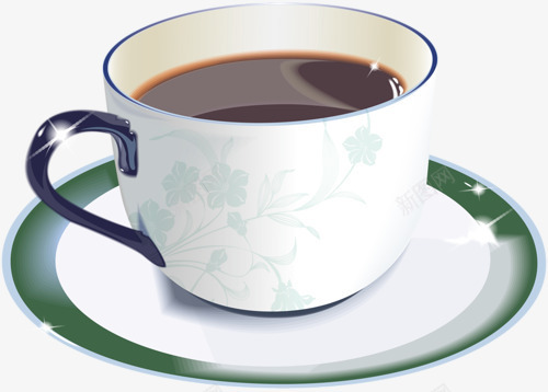 杯碟与杯png免抠素材_新图网 https://ixintu.com 咖啡杯 杯子 水杯