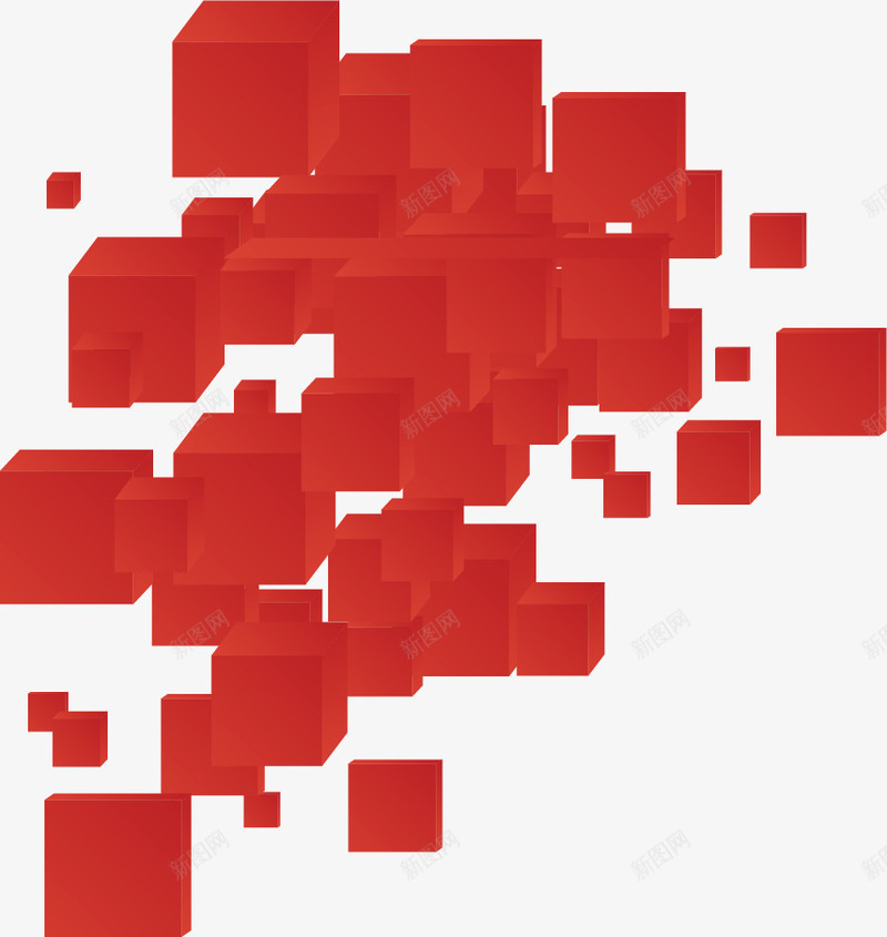 空间抽象背景矢量图ai免抠素材_新图网 https://ixintu.com 3D 动感 抽象背景 时尚背景 科幻背景 科技元素 科技背景 立体 红色 绚丽背景 背景底纹 闪闪发光 矢量图