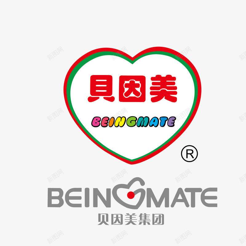贝因美标志矢量图ai免抠素材_新图网 https://ixintu.com 标志 贝因美 餐饮食品 矢量图