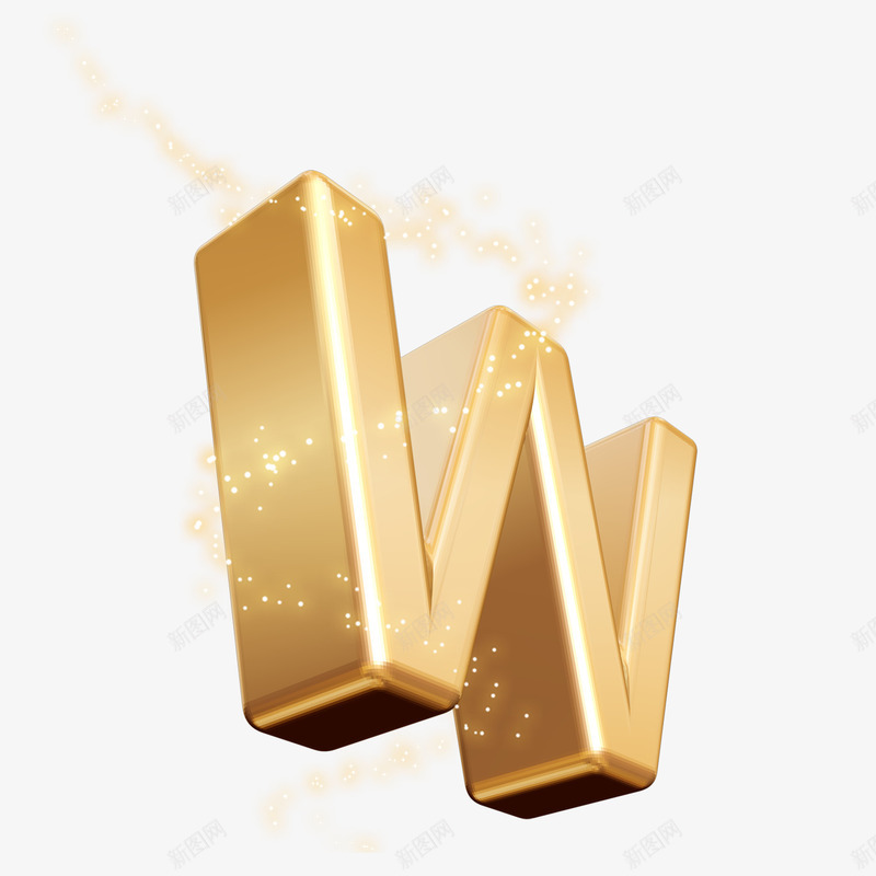 3D字母png免抠素材_新图网 https://ixintu.com 3D W 互联网 字母 网站