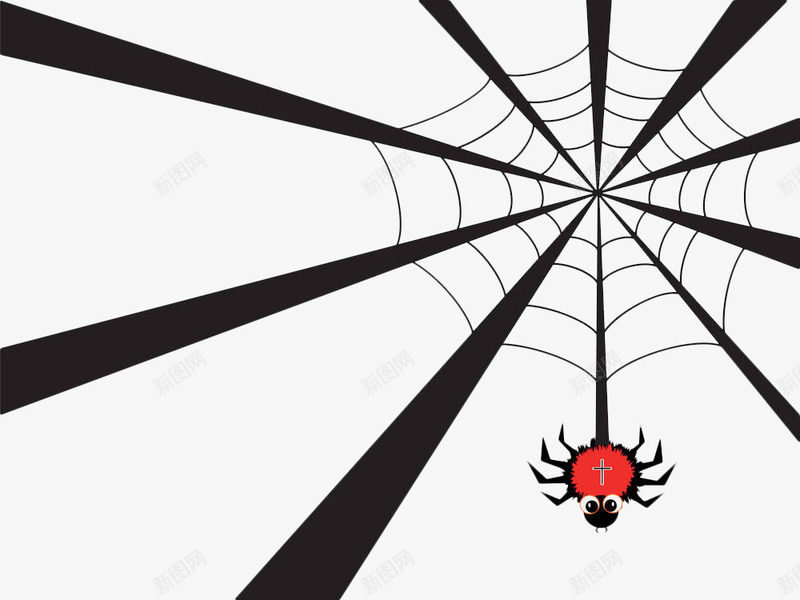 手绘黑色放射蜘蛛网图标png_新图网 https://ixintu.com 卡通蜘蛛网 手绘 放射 昆虫 虫子 蜘蛛丝 蜘蛛网 黑色