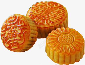 中秋节黄色纹理月饼png免抠素材_新图网 https://ixintu.com 中秋节 月饼 纹理 黄色