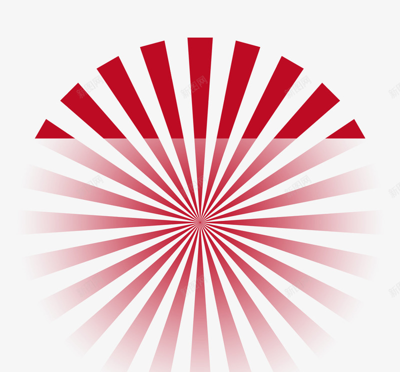 唯美精美红色放射背景装饰元素png免抠素材_新图网 https://ixintu.com 元素 唯美 放射 渐变 精美 红色 背景 装饰